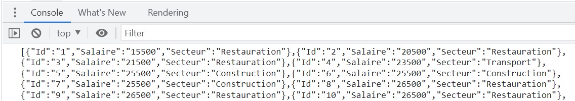 nodejs csv dataframe read lecture javascript js datascience api rest html fetch